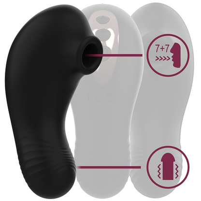 Rithual Shushu Pro Pocket Black Clitoris Stimulator with 2 Motors