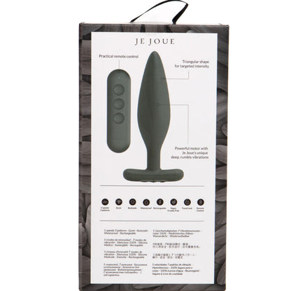 Je Joue Egon Vibrating Silicone Butt Plug with Remote