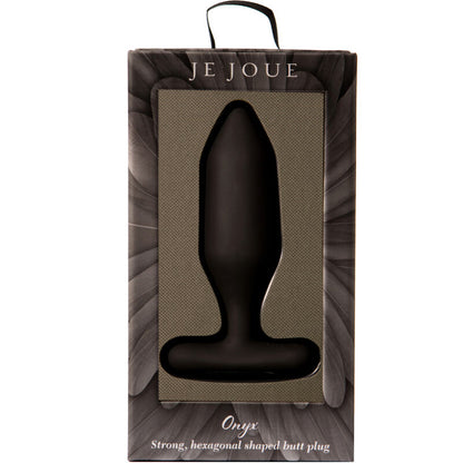 Je Joue Onyx Vibrating Silicone Butt Plug with Remote