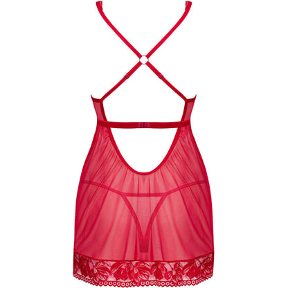 Obsessive Lacelove Red Babydoll & Thong