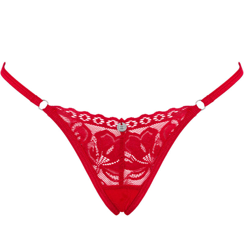 Obsessive Lacelove Red Thong