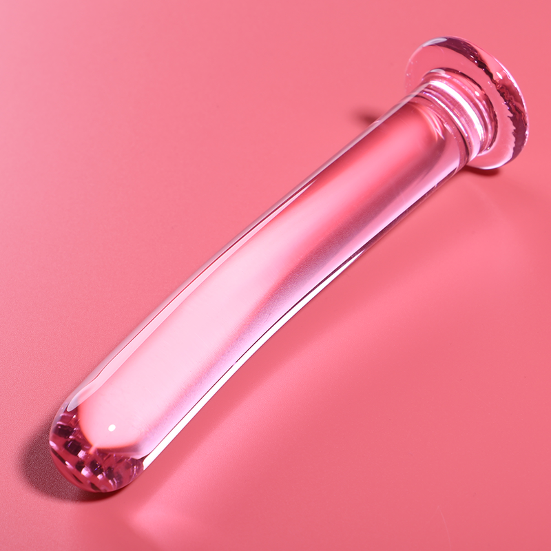 Nebula Series Model 8 Glass Dildo 14.5 x 2cm Pink