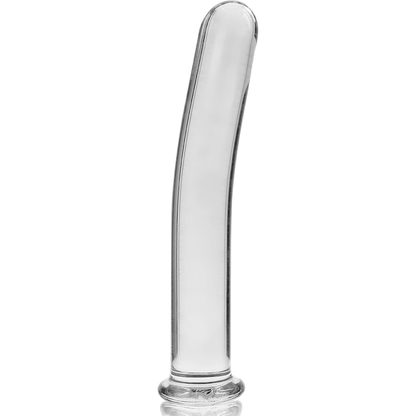 Nebula Series Model 9 Glass Dildo 15.5 x 2.5cm Clear