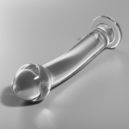 Nebula Series Model 11 Glass Dildo 16.5 x 3.5cm Clear