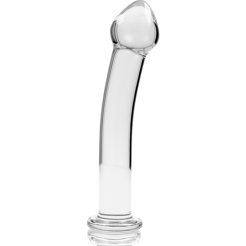 Nebula Series Model 11 Glass Dildo 16.5 x 3.5cm Clear