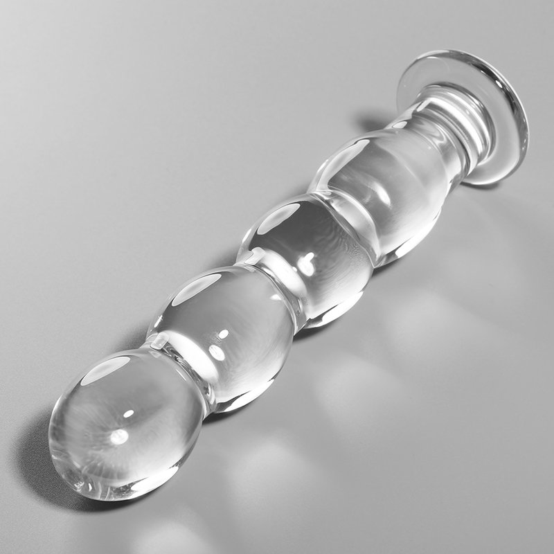 Nebula Series Model 10 Glass Dildo 16 x 3cm Clear