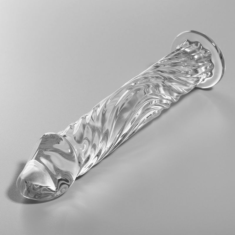 Nebula Series Model 12 Glass Dildo 17 x 3.5cm Clear