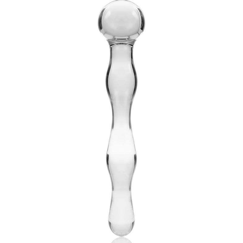 Nebula Series Model 13 Glass Dildo 18 x 3.5cm Clear