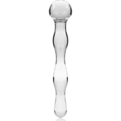 Nebula Series Model 13 Glass Dildo 18 x 3.5cm Clear