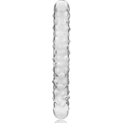 Nebula Series Model 15 Glass Dildo 18.5 x 3cm Clear