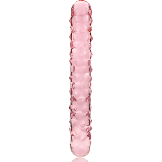 Nebula Series Model 15 Glass Dildo 18.5 x 3cm Pink