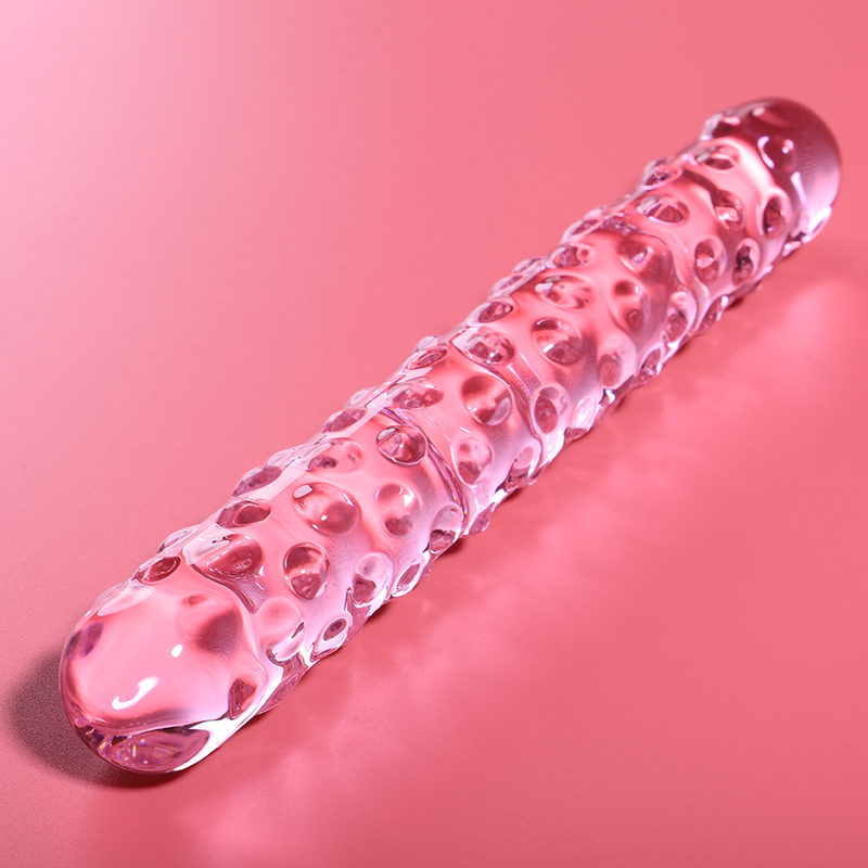 Nebula Series Model 15 Glass Dildo 18.5 x 3cm Pink