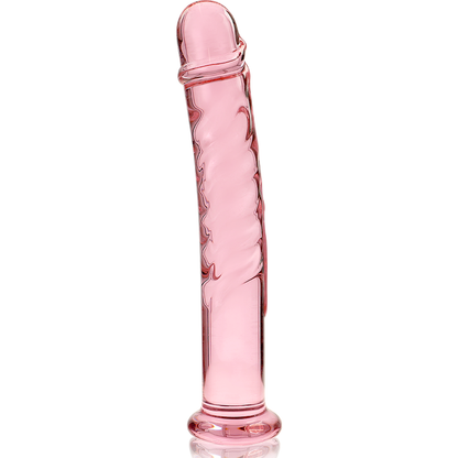 Nebula Series Model 16 Glass Dildo 18.5 x 3cm Pink