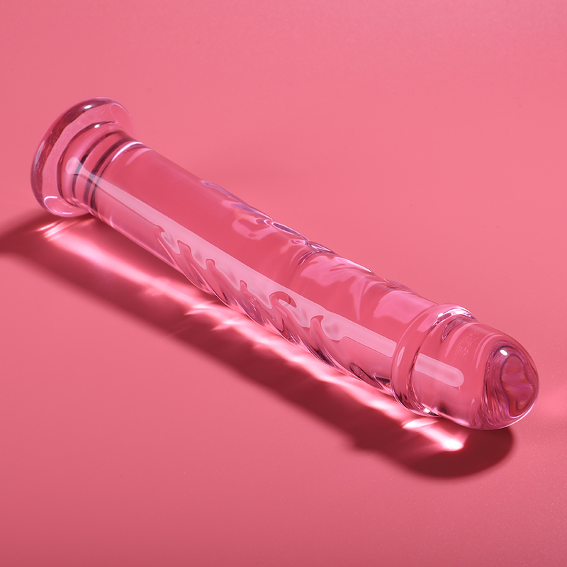 Nebula Series Model 16 Glass Dildo 18.5 x 3cm Pink