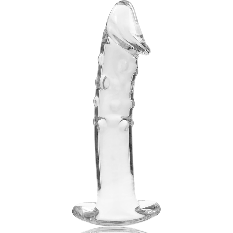 Nebula Series Model 19 Glass Dildo 18.5 x 4cm Clear