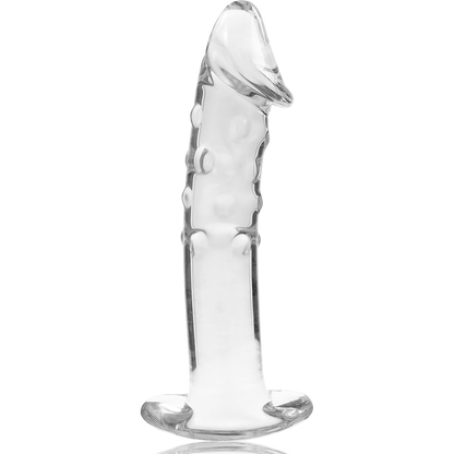 Nebula Series Model 19 Glass Dildo 18.5 x 4cm Clear