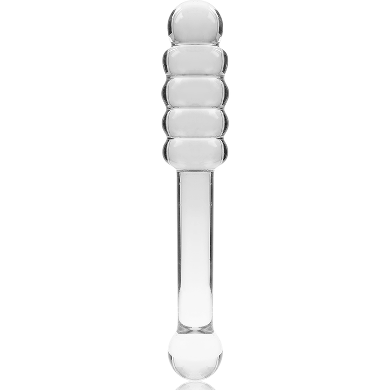 Nebula Series Model 20 Glass Dildo 20.5 x 3cm Clear