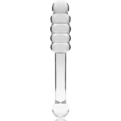 Nebula Series Model 20 Glass Dildo 20.5 x 3cm Clear