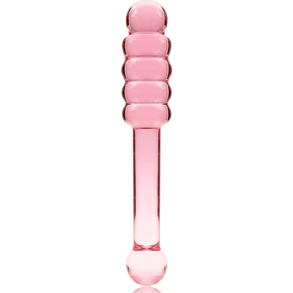 Nebula Series Model 20 Glass Dildo 20.5 x 3cm Pink