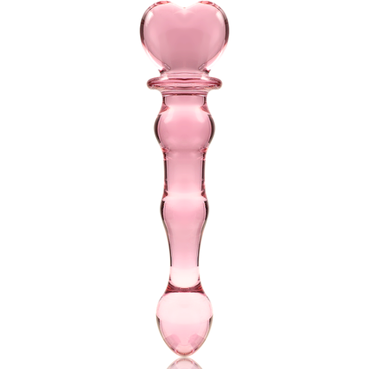 Nebula Series Model 21 Glass Dildo 20.5 x 3.5cm Pink