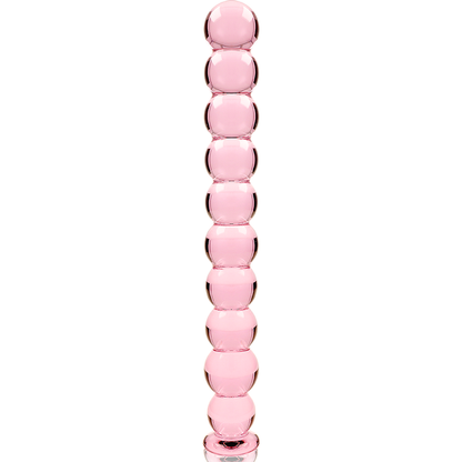 Nebula Series Model 22 Glass Dildo 21.5 x 2.5cm Pink