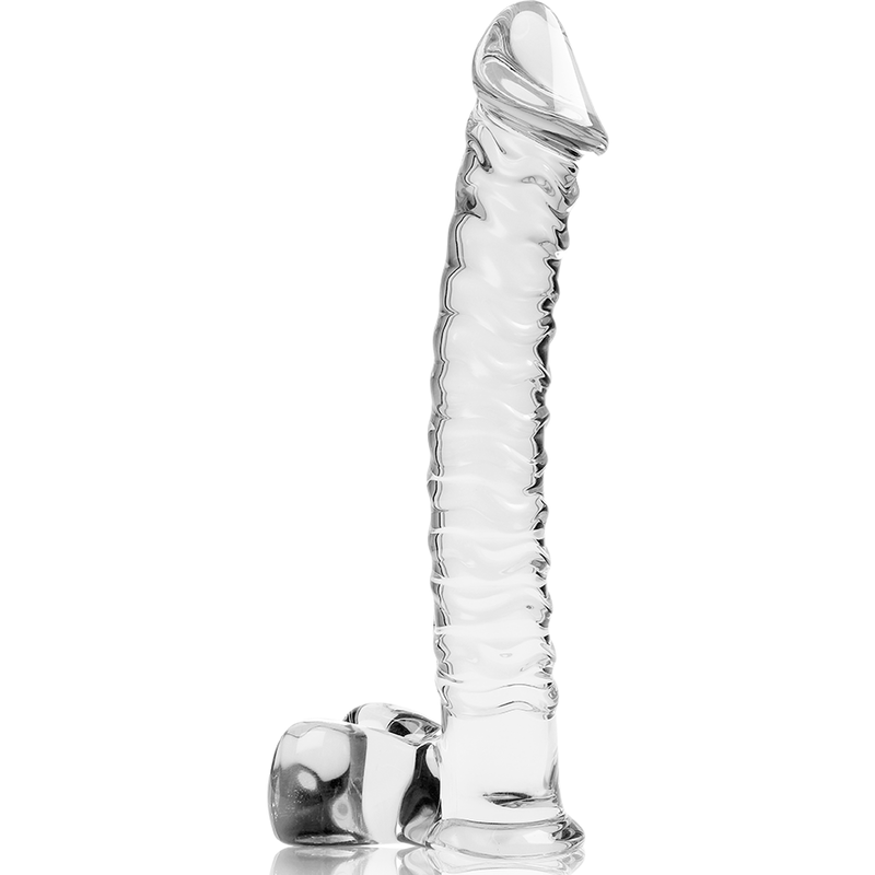 Nebula Series Model 23 Glass Dildo 21.5 x 4cm Clear