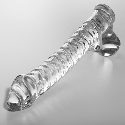 Nebula Series Model 23 Glass Dildo 21.5 x 4cm Clear