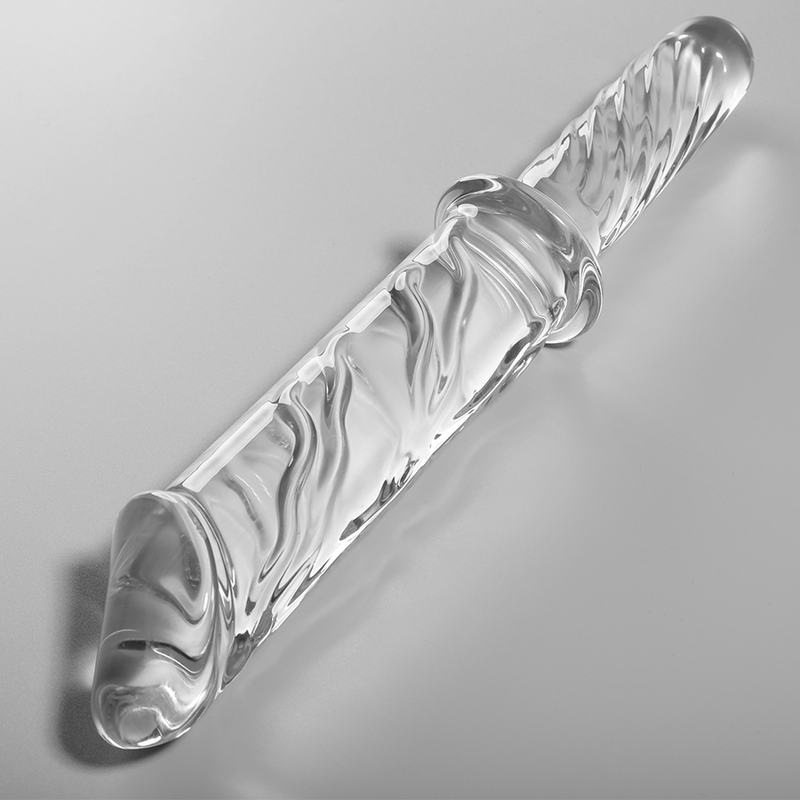 Nebula Series Model 24 Glass Dildo 28.5 x 5cm Clear