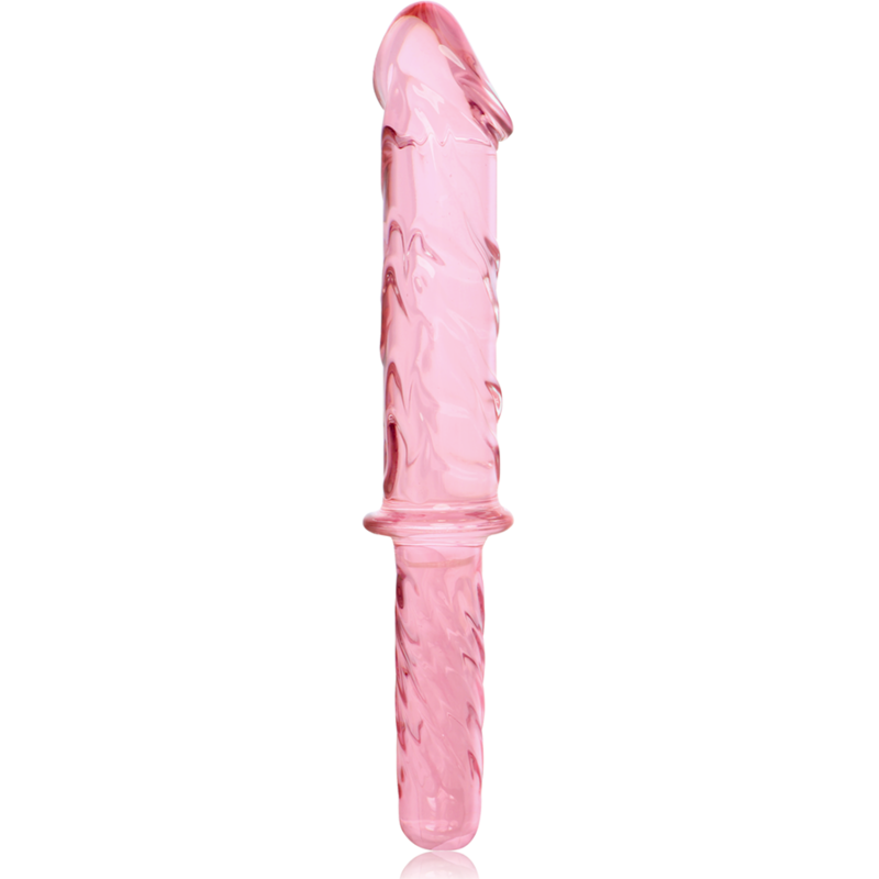 Nebula Series Model 24 Glass Dildo 28.5 x 5cm Pink