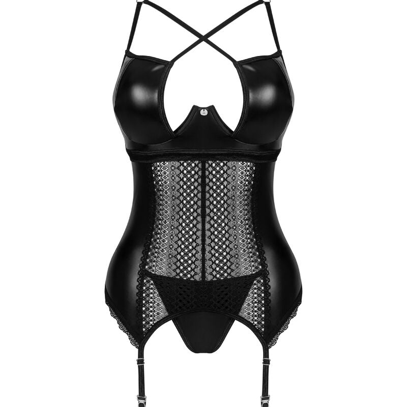 Obsessive Norides Black Corset & Thong