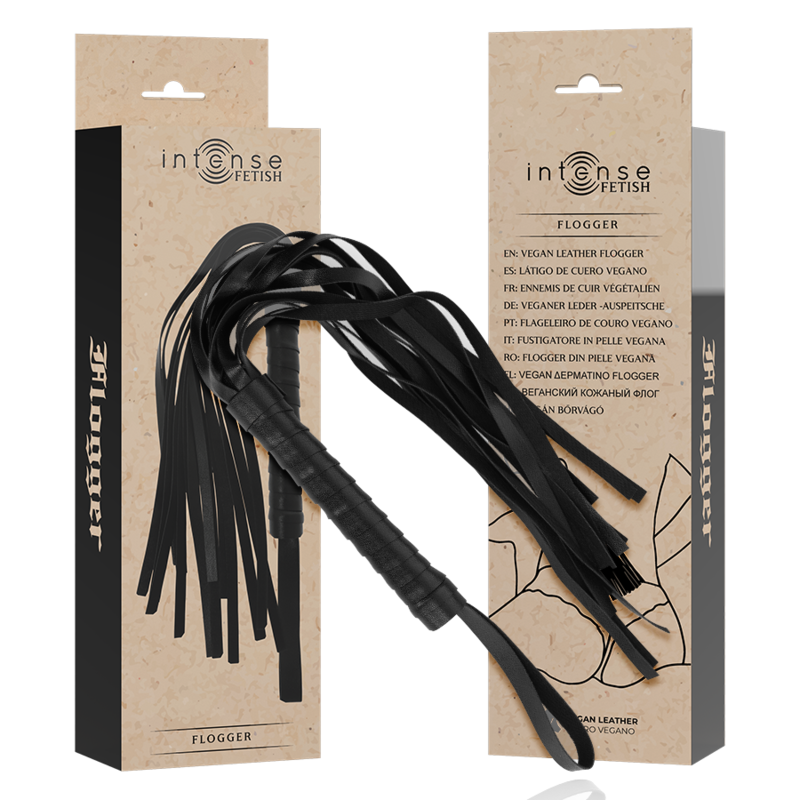 Intense Fetish Vegan Leather Flogger