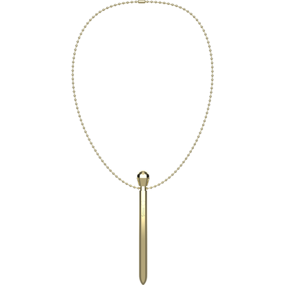 Ibiza Vibrating Gold Metal Necklace