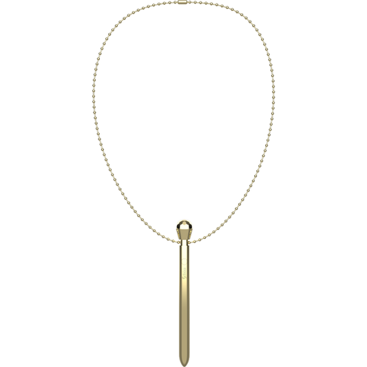 Ibiza Vibrating Gold Metal Necklace