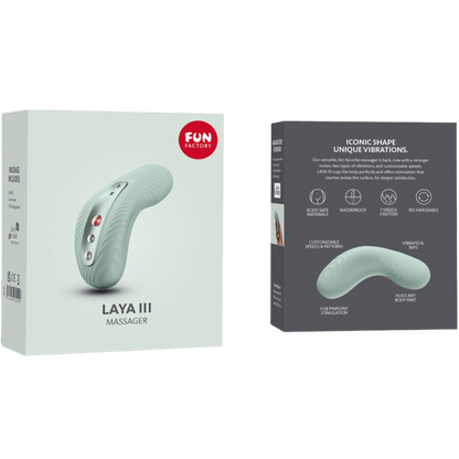 Fun Factory Laya III Lay-On Vibrator Sage Green