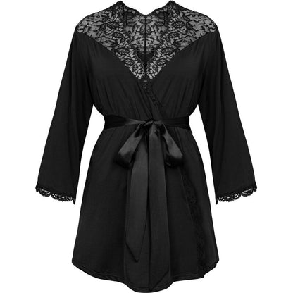 Obsessive Bellastia Black Peignoir