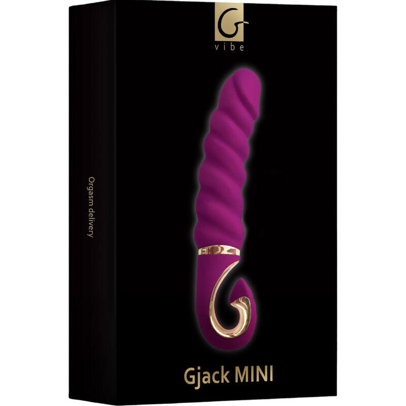 Gvibe Gjack Mini Twisted Dildo Vibrator Purple