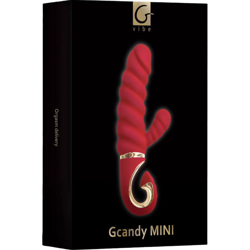 Gvibe Gcandy Mini Twisted Shaft Rabbit Vibrator Red