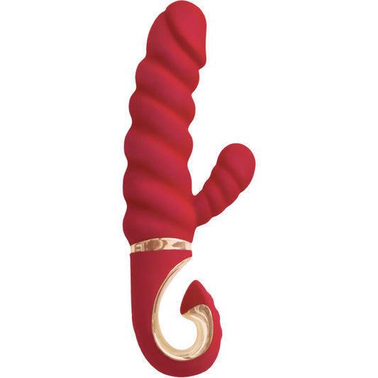 Gvibe Gcandy Mini Twisted Shaft Rabbit Vibrator Red