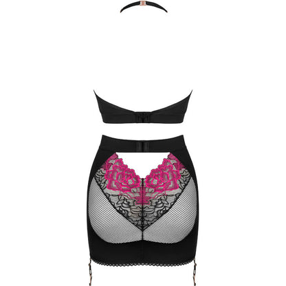 Obsessive Rosenty Top & Skirt Lingerie Set