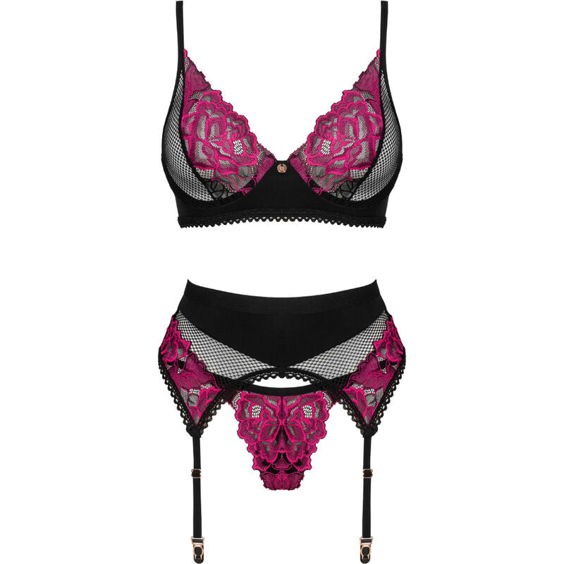 Obsessive Rosenty Lingerie Set