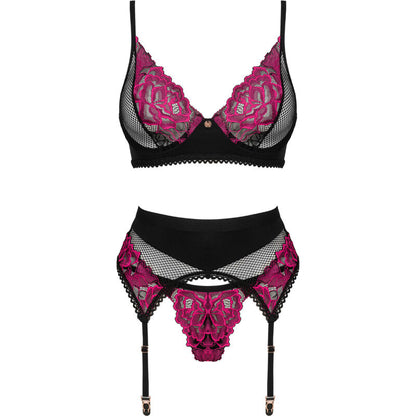 Obsessive Rosenty Lingerie Set