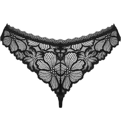 Obsessive Serafia Black Lacy Panties