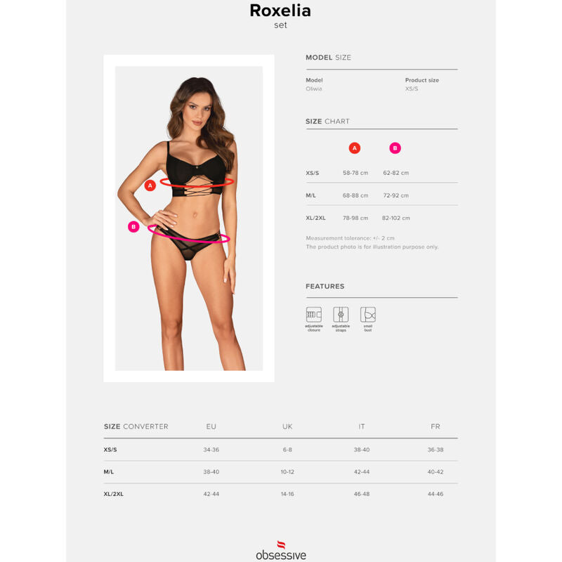 Obsessive Roxelia Lingerie Set