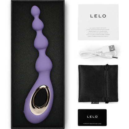 LELO Soraya Beads Anal Massager Violet Dusk