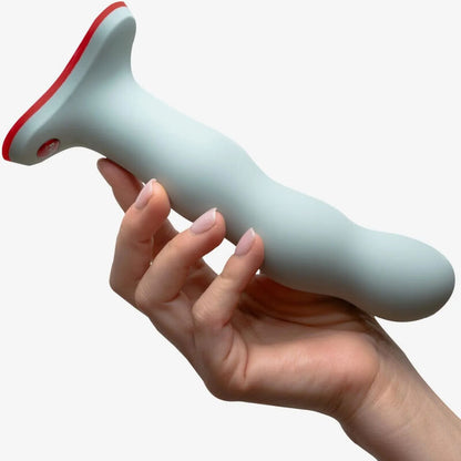 Fun Factory Bouncer Unique Silicone Shake Dildo Sage Green