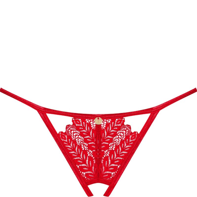 Obsessive Ingridia Red Crotchless Thong