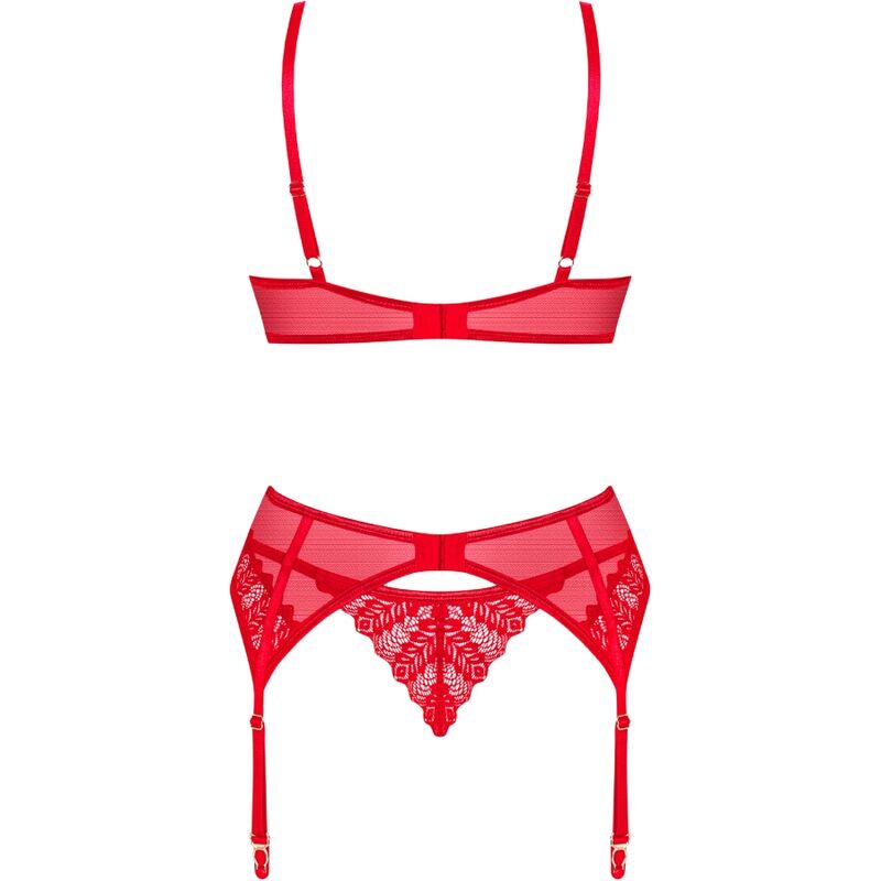 Obsessive Ingridia Red Lingerie Set