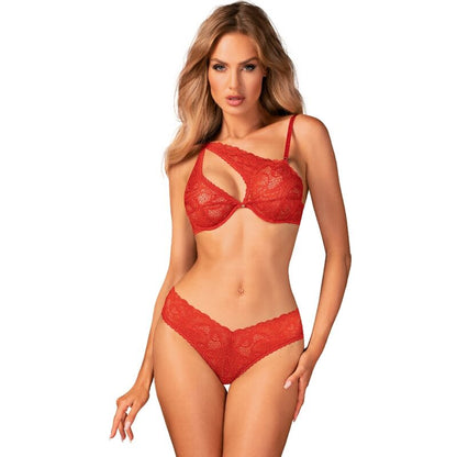 Obsessive Atenica Red Lingerie Set