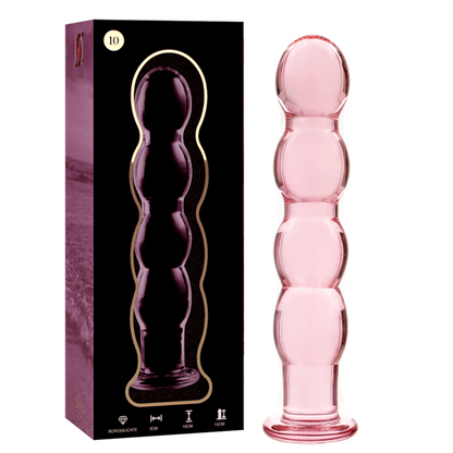 Nebula Series Model 10 Glass Dildo 16 x 3cm Pink