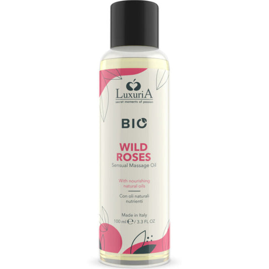 Luxuria Bio Wild Roses Sensual Massage Oil 100ml